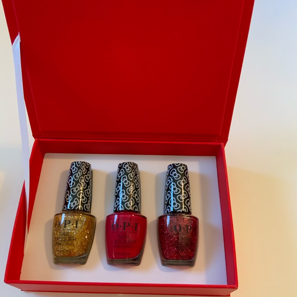 New Hello Kitty OPI 3 pack, full size